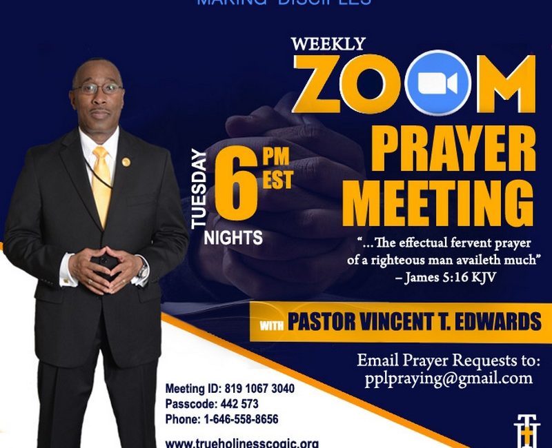 Prayer meeting flyer